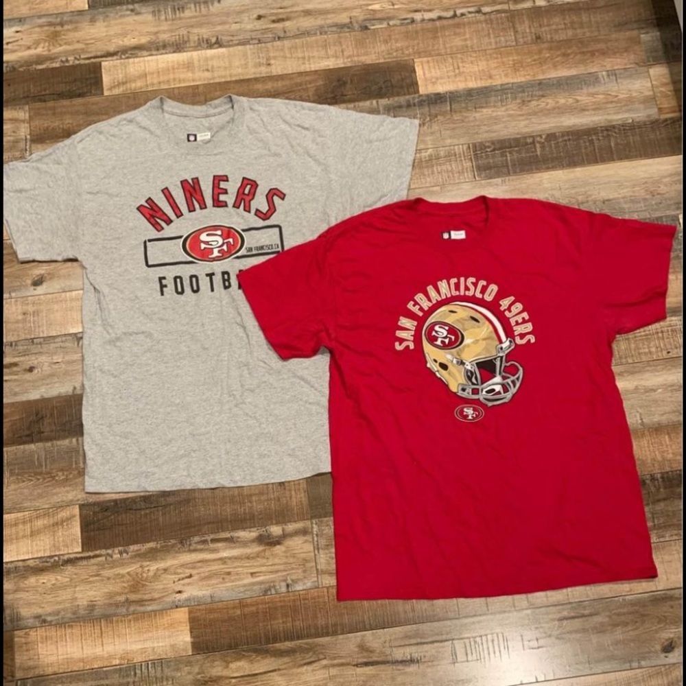 Mens 49ers Tee shirts